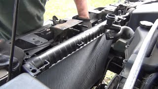 How To Replace Radiator 2003 2008 Chevy trailblazer GMC Envoy Bravada Saab 97x Radiator Replacement