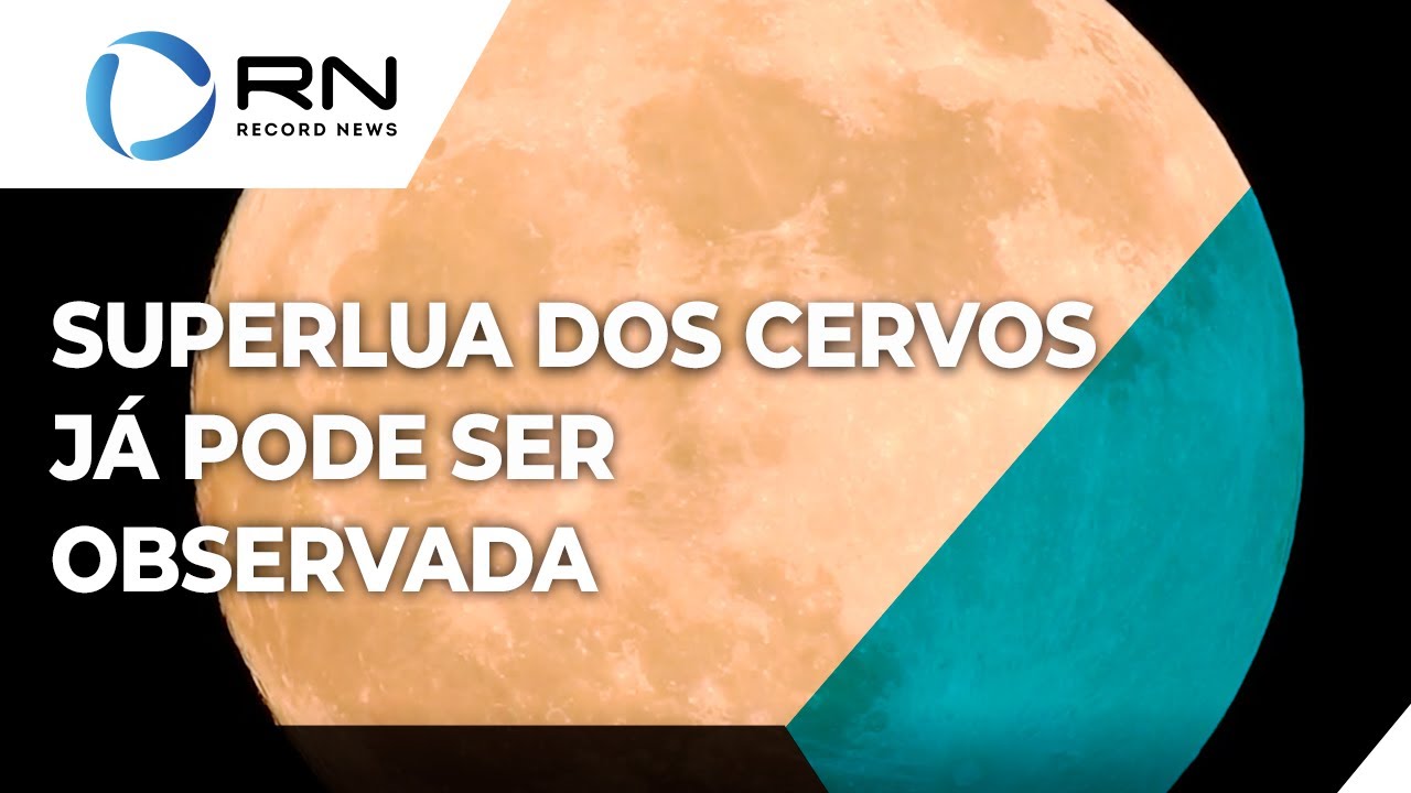 Maior Superlua do ano já pode ser observada no céu