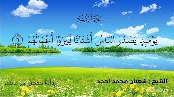 سورة الزلزلة : الشيخ شعبان محمد احمد