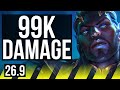LUCIAN & Yuumi vs KAI'SA & Leona (ADC) | 99K damage, 5k gold comeback | KR Master | 26.9
