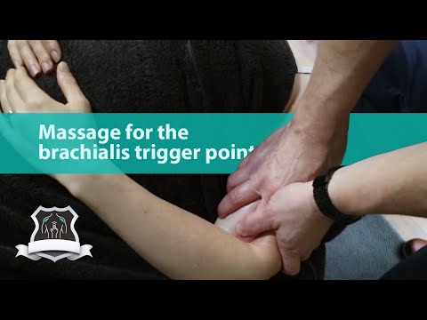 Massage treatment of the Brachialis Trigger Points