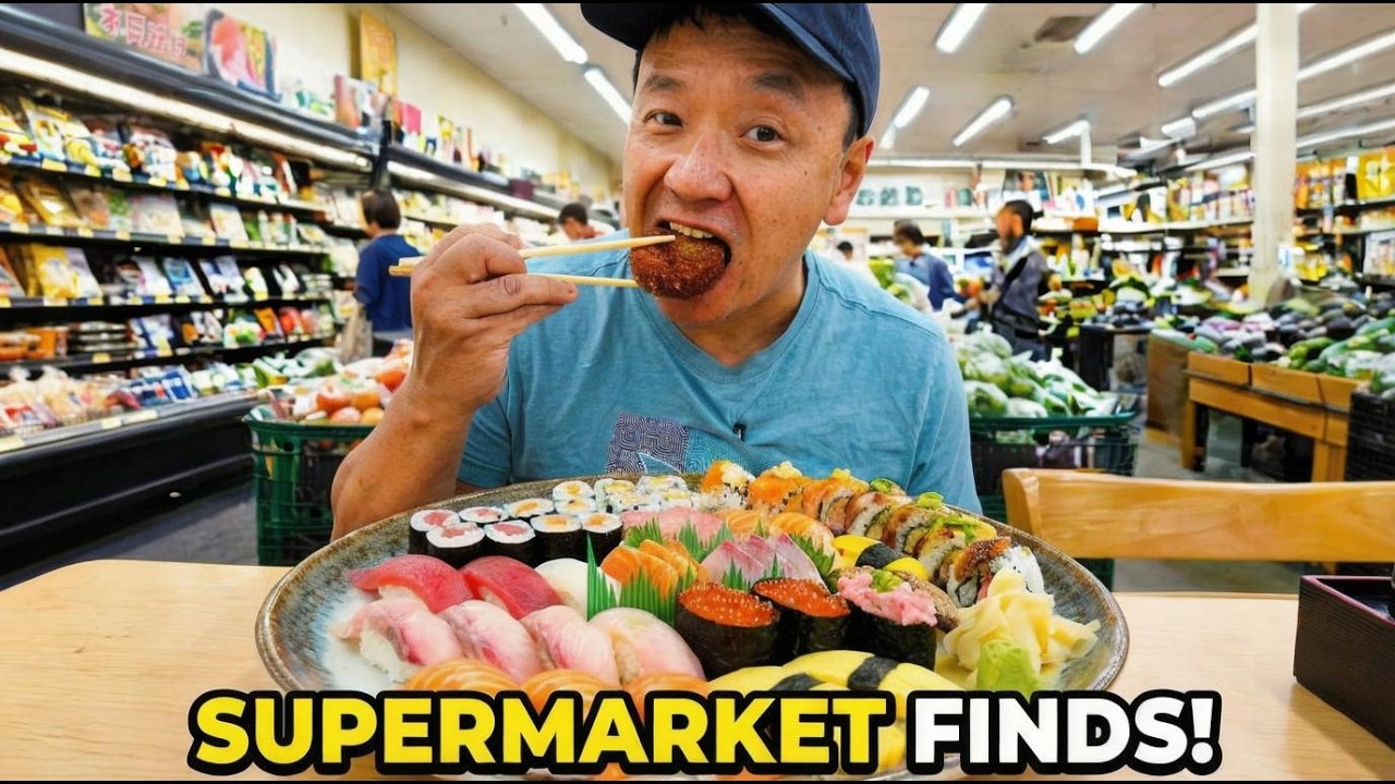 Eating at the #1 GREATEST Japanese Grocery Store in Southern California