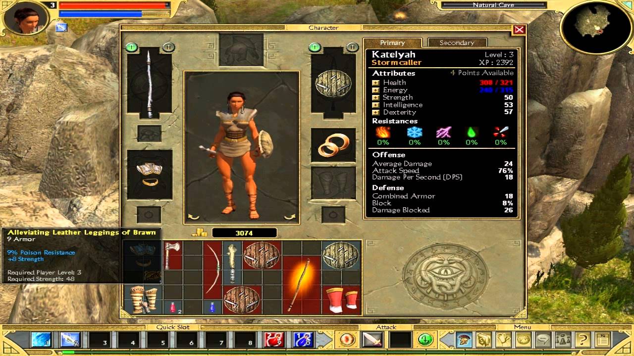 Полная карта titan quest