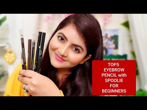 TOP5 eyebrow pencil with spoolie for beginners | RARA |best & affordable eyebrow pencil for everyday