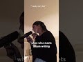 when wine meets album writing