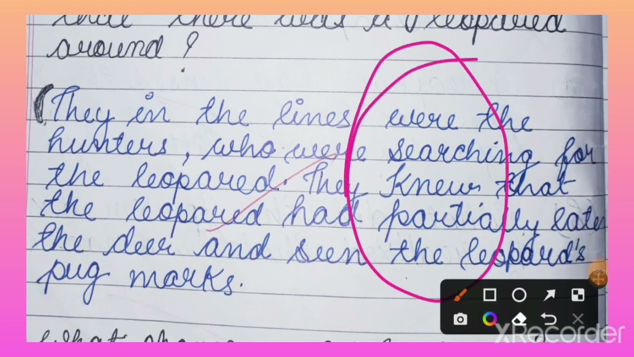 chapter 13 class 6 NO ROOM FOR LEOPARD  all exercises in one video ALONG with question answer 🙄😀😁😂