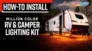 How to Install Expandable Million Color Slimline LED Camper RV Underglow Lights | LEDGlow