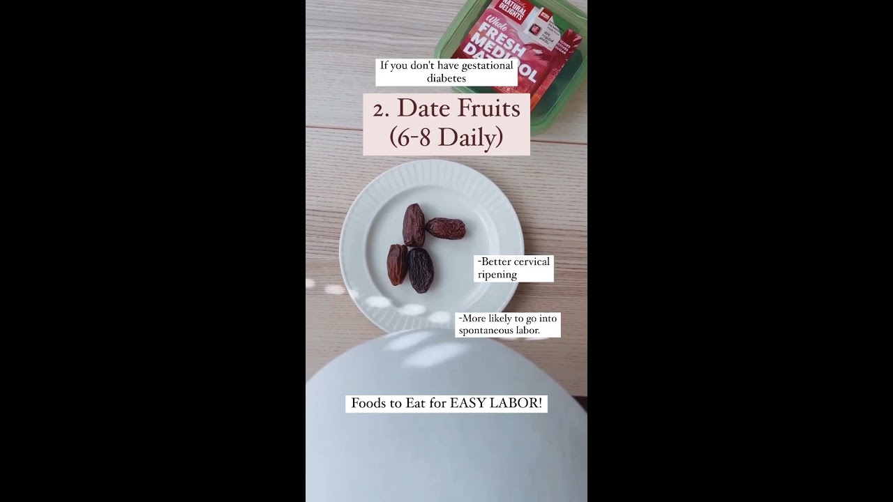 2 Foods For An EASY LABOR Shorts