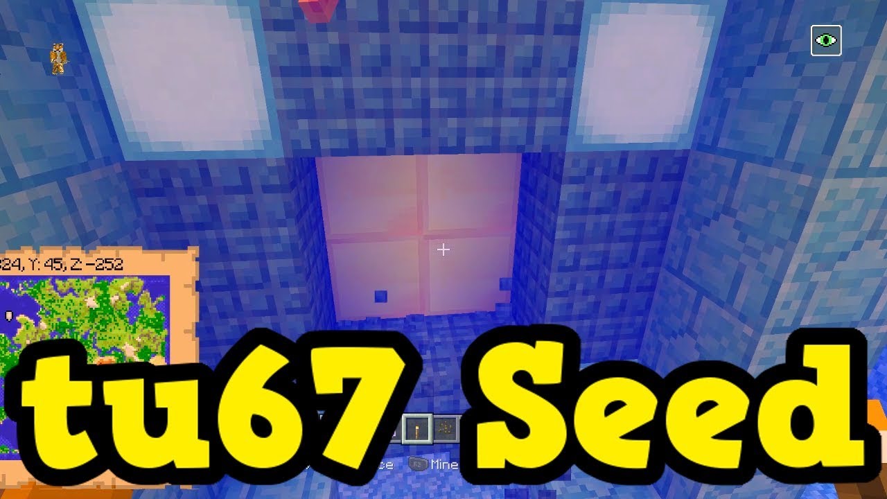 Minecraft PS4 / PS3 - TU67 Seed W/ Sponges, ENDLESS GOLD
