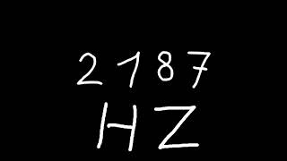 2187 hz