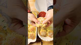 Pepperoni and mozzarella stuffed, Italian bread buns! #food