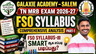 TN MRB FSO Syllabus Comprehensive Analysis Part-1