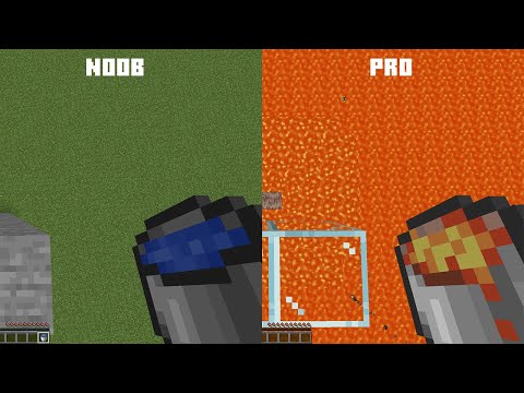 water bucket MLG by different players be like
