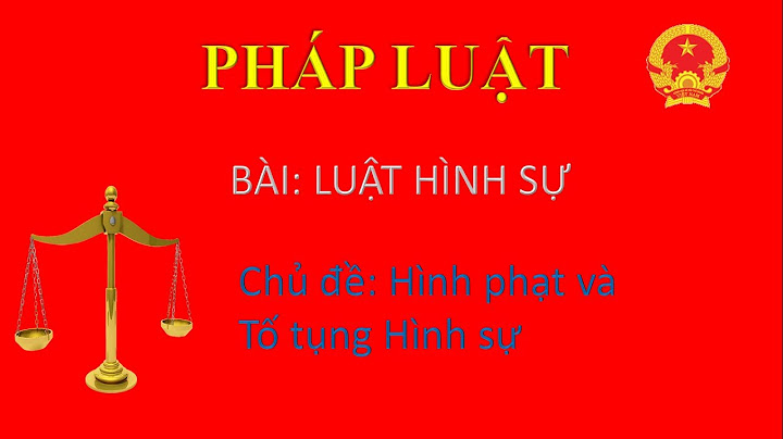 Hình phạt nào không phải là hình phạt chính