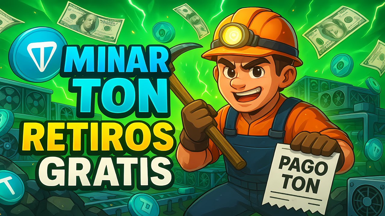 ⛏️ Cómo MINAR TON GRATIS?⚡Minar Ton Gratis + Retiro en Vivo🚀