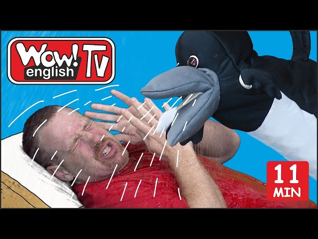 Summer Holiday English Stories for Children with Steve and Maggie | Learn Wow English TV class=