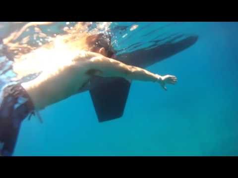 Buceando en Sa Calobra Apnea 10m de fondo