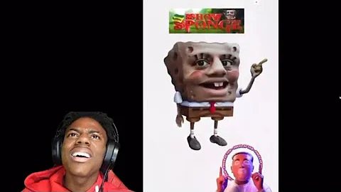 IShowSpeed reacts to him as Spongebob😂