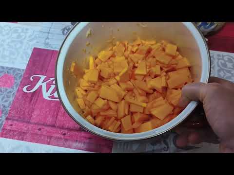 Готовлю пастилу из тыквы 🎃,первый раз.