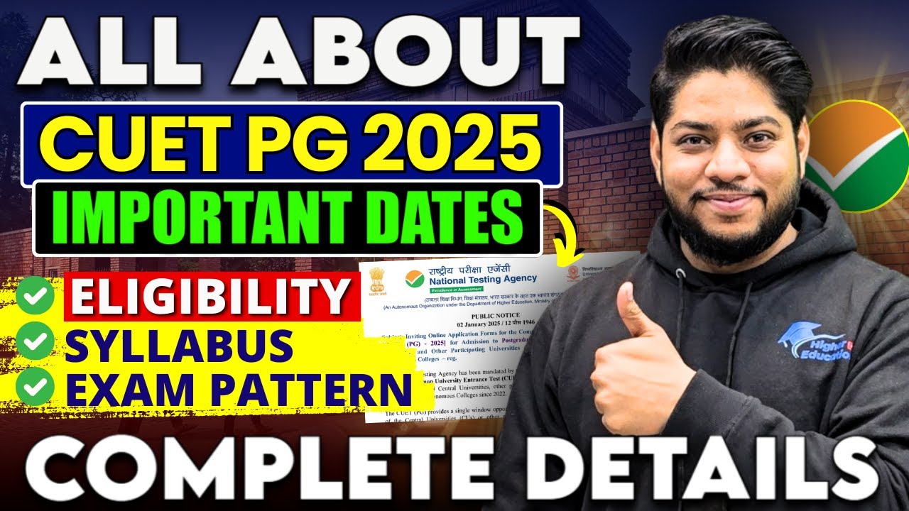 All About CUET PG 2025 Exam eligibility Course Code Syllabus Marking ...