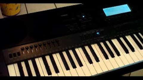 Kris Nicholson Shows Off His New Casio WK-7500 Workstation Keyboard Part 3.MPG