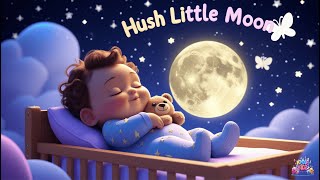 🎵 Hush Little Moon – A Soothing Baby Sleep Lullaby for Bedtime | KindleKidz