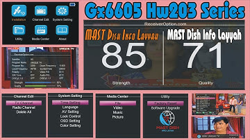 Gx6605s HW203 SatFinder Software With White Zoom Signal #gx6605s #satfinder #dvbfinder #gx6605s