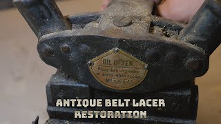 Antique Belt Lacing tool restoration