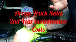 Arrow Truck Sales 2nd year maintenance cost Owner Op