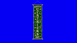 St Patrick Day Banner Template Chroma Key Effects