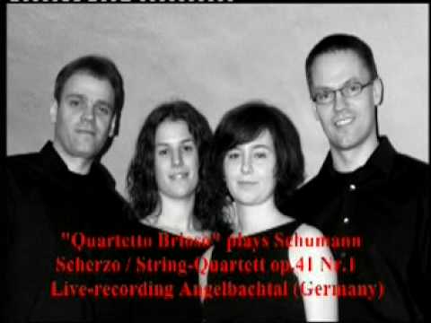 "Quartetto Brioso" (audio) plays Robert Schumann "...