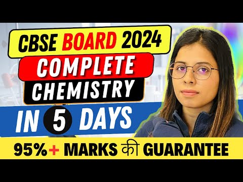 CBSE board exam 2024👉 Class 12 ✅Chemistry In next 5 Days | 22 to 27 feb strategy | Saloni Mam