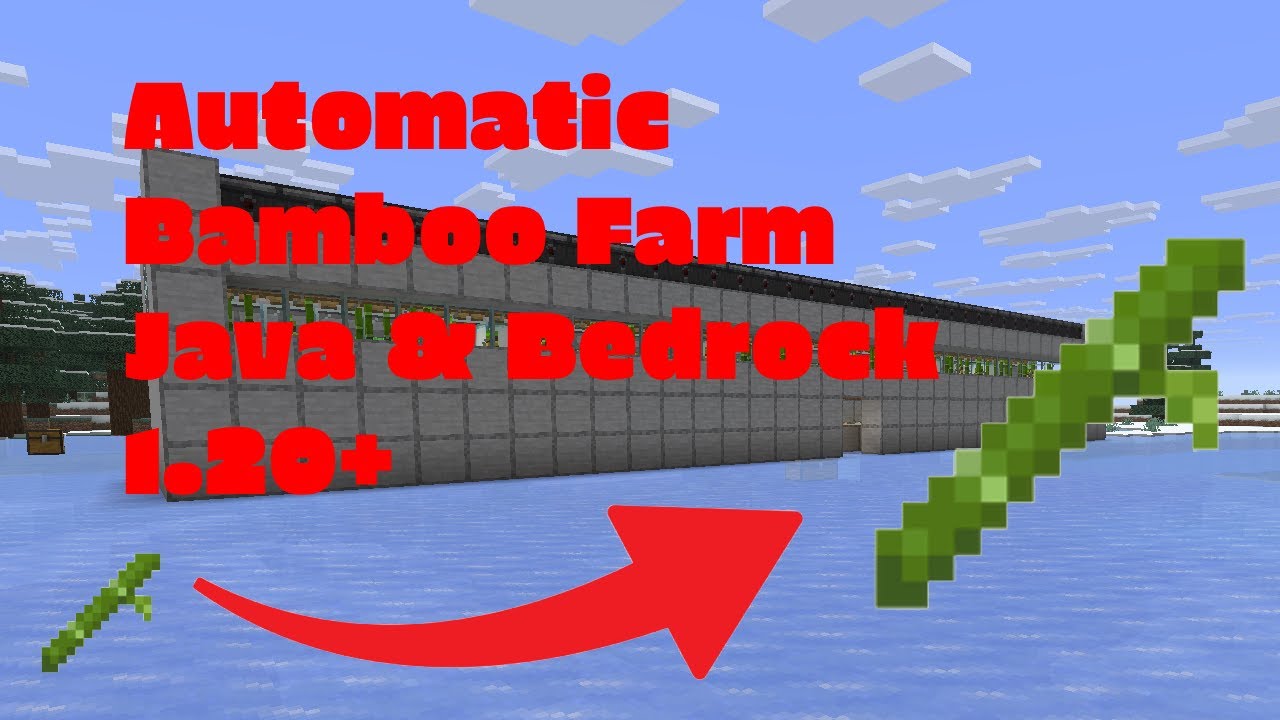 How to Make Automatic Bamboo Farm Minecraft 1.21 + - YouTube