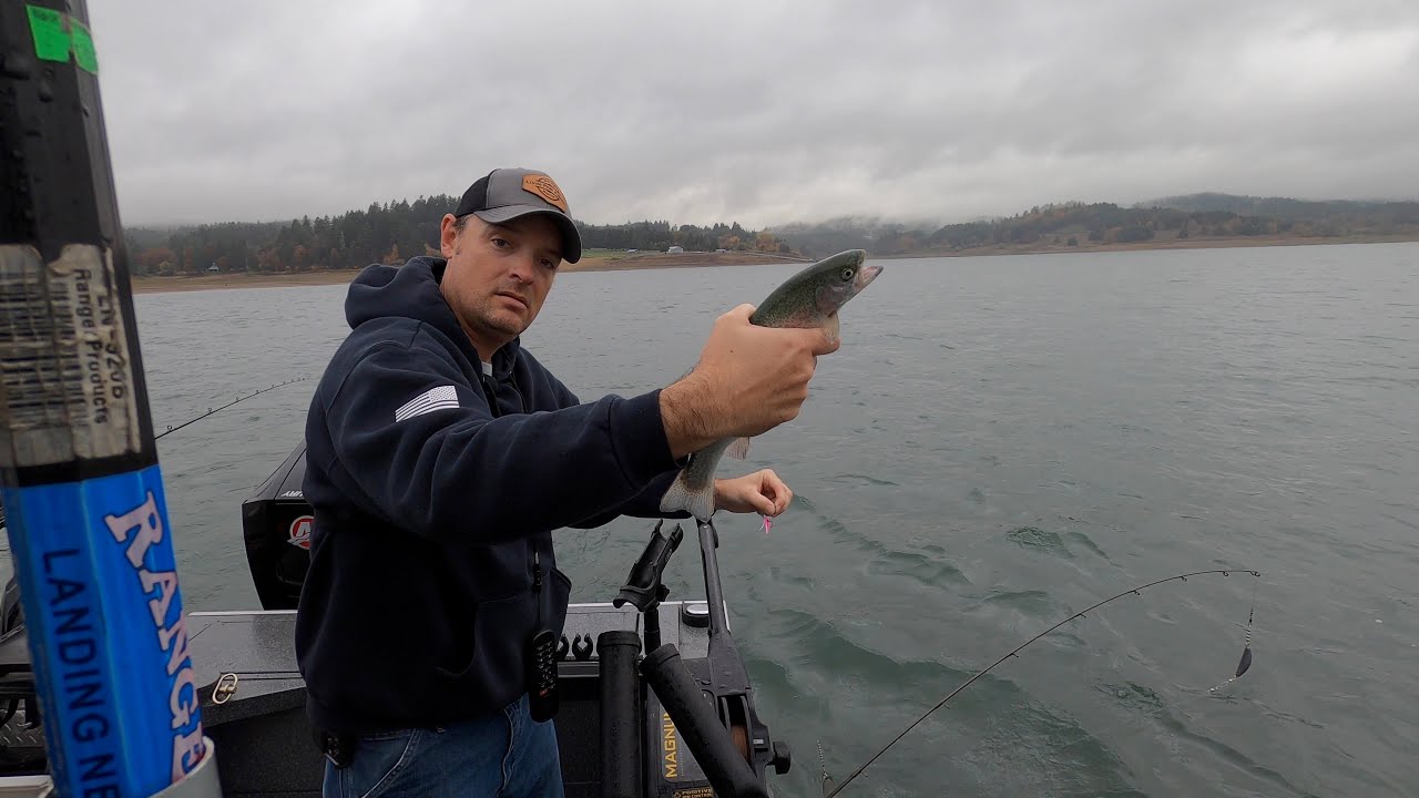 Hagg Lake Trout Fishing, Lots of Fish! YouTube
