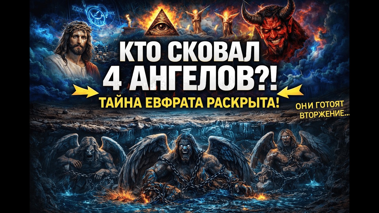 Евфрат высох — печать сорвана: кто и зачем сковал Четырёх Ангелов Бездны?