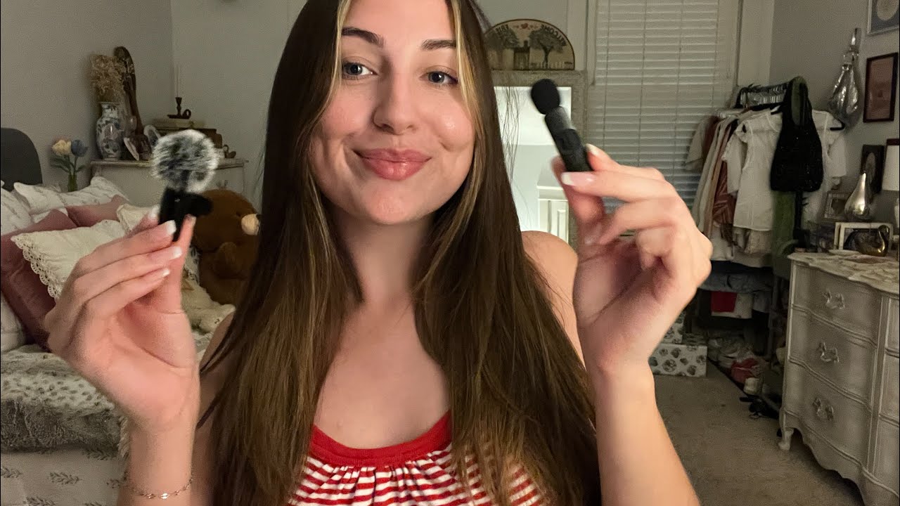 Trying ASMR With My New Mini Mic!! 🎤🎧🫶🏼