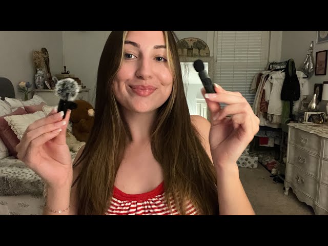 Trying ASMR With My New Mini Mic!! 🎤🎧🫶🏼