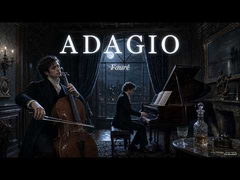 The Most Beautiful Fauré Adagios | Moonlit Salon Reading | Cello, Violin & Piano