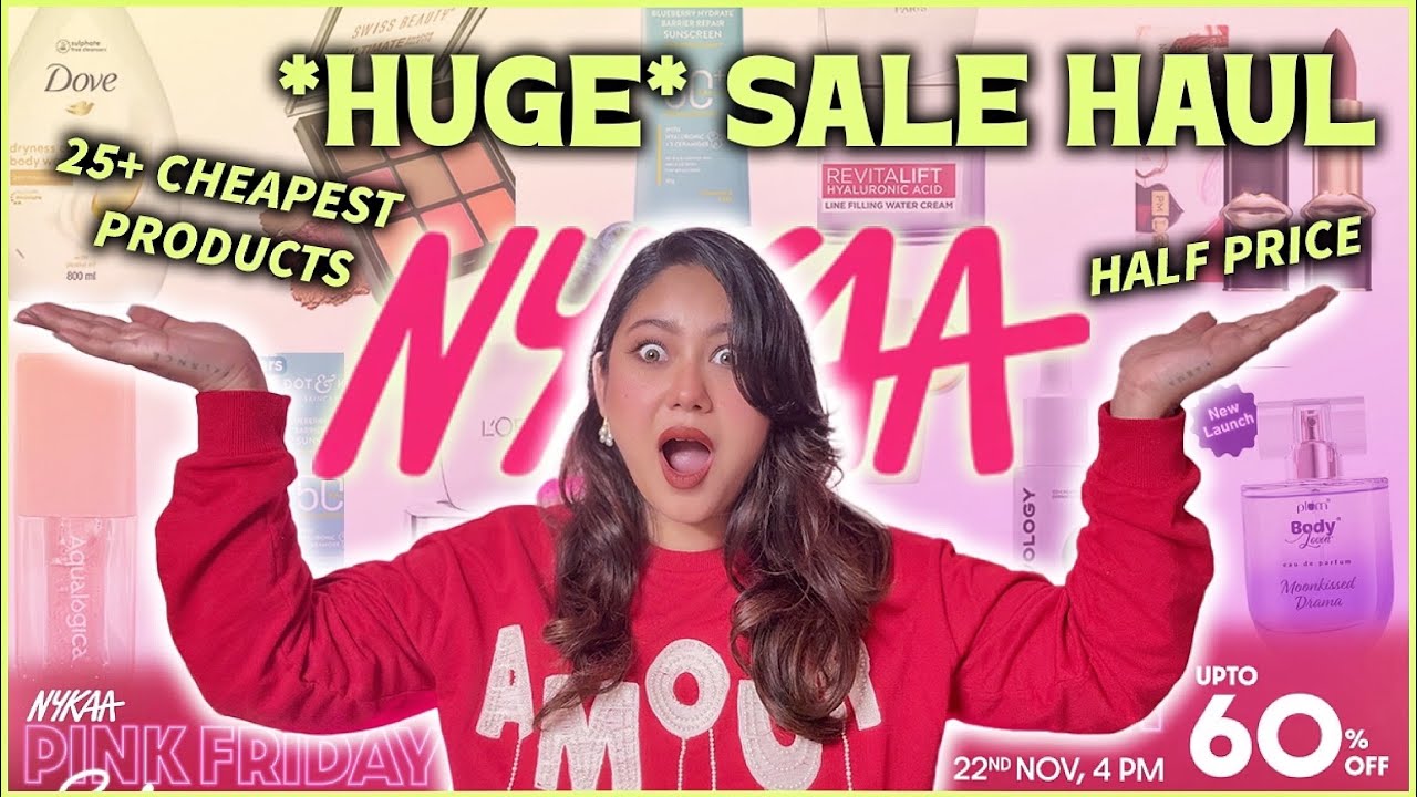 *HUGE* Nykaa Pink Friday Sale Haul At 60% OFF! 30 BEST Products & Discounts🛍️ | ThatQuirkyMiss