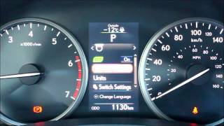 2016Lexus NX Guage cluster and TPMS Sensors overview