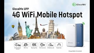 GlocalMe UPP 4G Mobile WiFi Router✔️What's features highlight