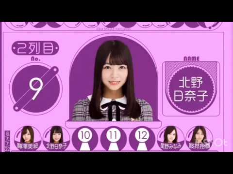 [乃木坂46]23rd選抜発表
