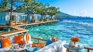 Summer Morning Ambience at the Seaside Retreat 🌊 Sweet Bossa Nova Jazz & Soft Waves Sound for Relax