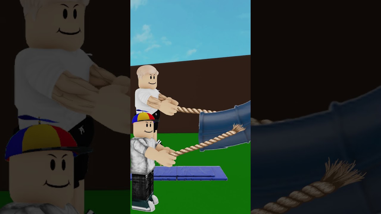 Волосы бекона скользят по трубе в мусорный бак в Roblox Brookhaven.