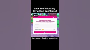 Day 11 of checking my offline donations!! #shark #roblox #plsdonate