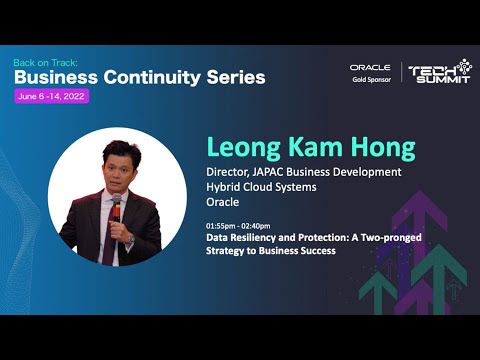 Tech Summit 2022 Day 3 - Oracle - Leong Kam Hong