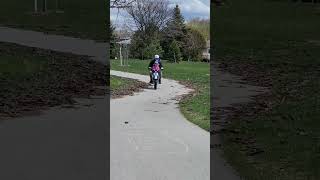 Dad and Daughter fun! #family #fun #weekend #story #shorts #ytshorts #adventure #dirtbike #electric