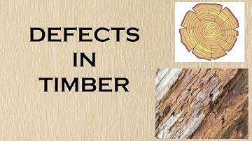 Defects in timber