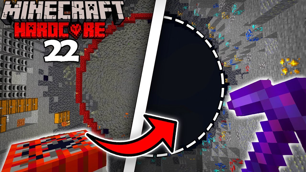I Transformed a Cave Into The Void in Minecraft Hardcore (S2EP22) - YouTube