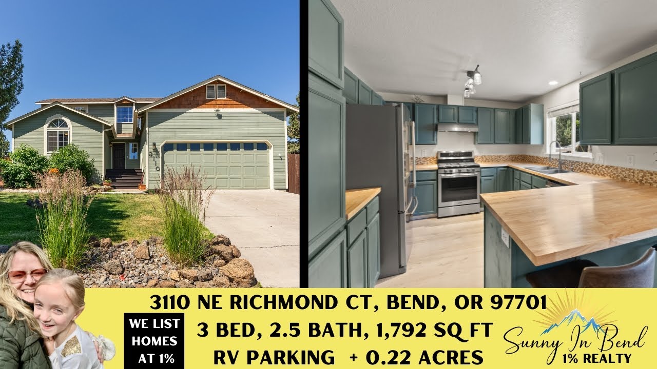 Home For Sale | 3110 NE Richmond Ct, Bend, OR 97701 | Sunny in Bend 1% Realty
